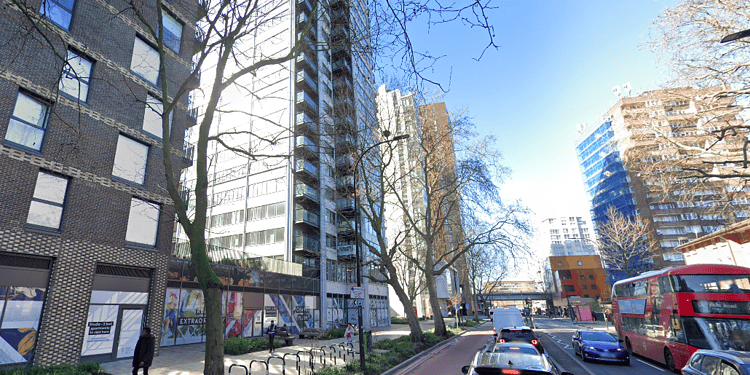 Castle Square residential blocks as seen from New Kent Road. Image: Google