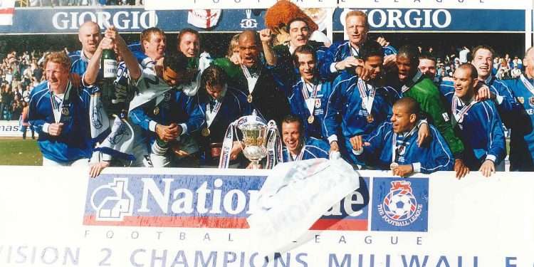 The 2000-01 season was a glorious year for Millwall. Image: Millwall FC