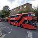 One of the bus lanes in Southwark (Camberwell Road Junction Boundary Lane)