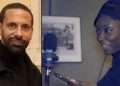 L: Rio Ferdinand R: A young person at Peckham Studios