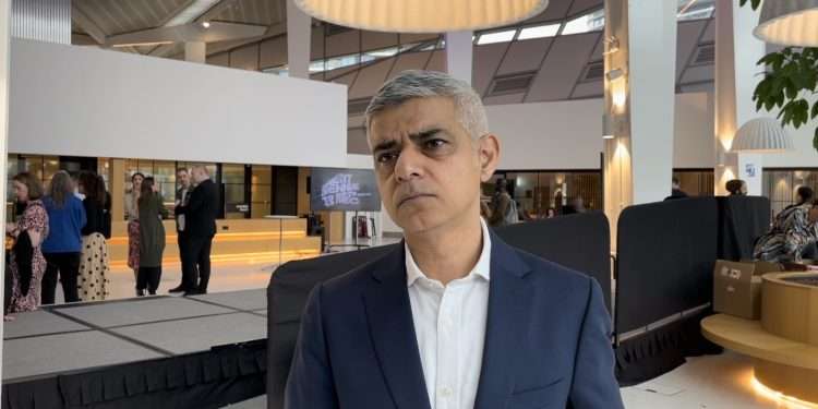 London mayor Sadiq Khan. Photo by Noah Vickers