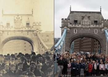 The difference 130 years makes: L: 1894; R: 2024