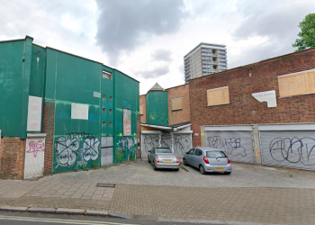 The new flats will be built on the site of the former Beormund Community Centre. Image: Google